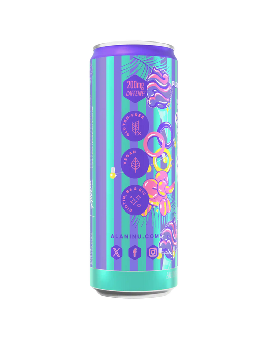 energy drink - purple cotton candy